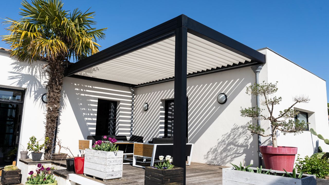 Partes de una pérgola