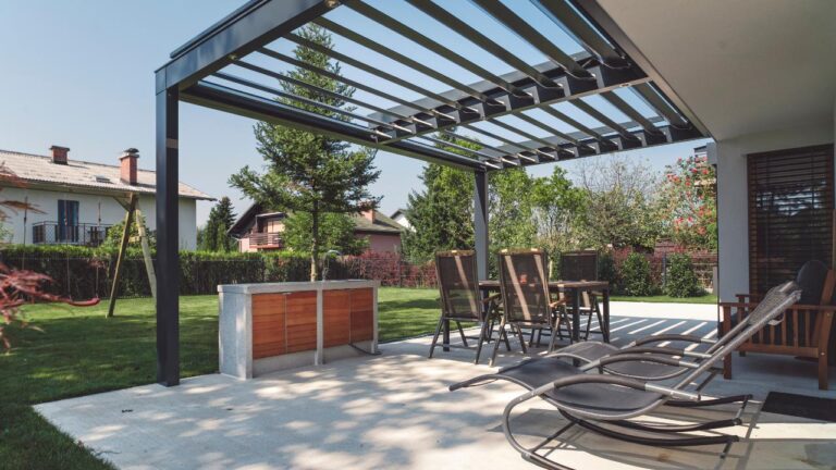 pergola lamas orientables