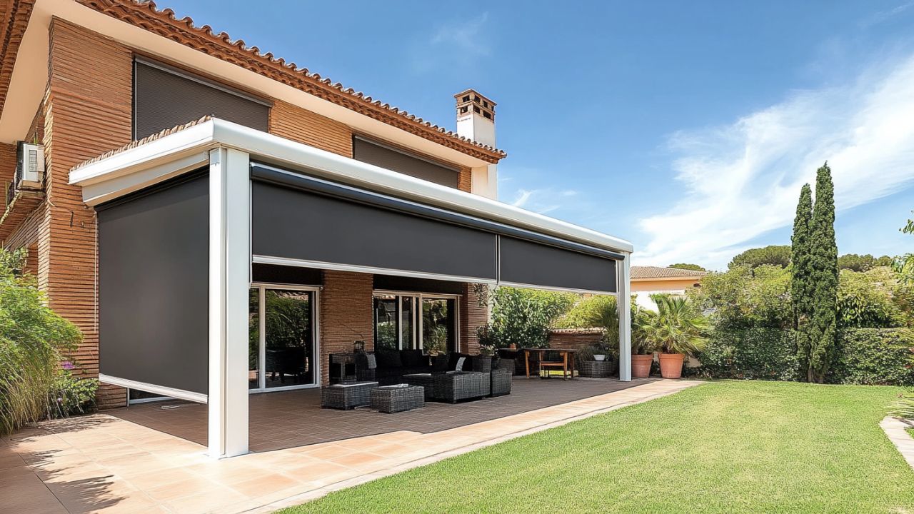 TOLDOS VERTICALES PARA PÉRGOLAS